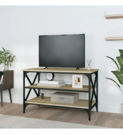 Meuble TV Chêne sonoma 80x40x50 cm Bois d'ingénierie