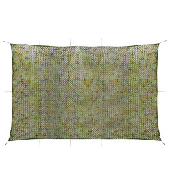 Filet de camouflage avec sac de rangement 5x7 m Vert