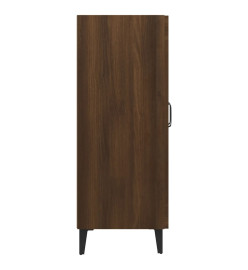 Buffet chêne marron 69,5x34x90 cm bois d'ingénierie