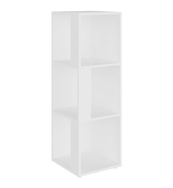 Armoire d'angle Blanc 33x33x100 cm Aggloméré