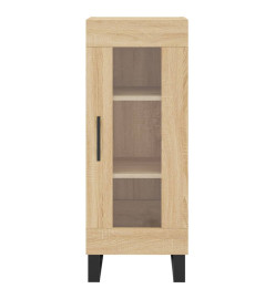 Buffet haut Chêne sonoma 34,5x34x180 cm Bois d'ingénierie