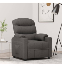 Fauteuil inclinable Gris foncé Tissu