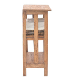 Table console Bois de récupération massif 69 x 28 x 70 cm