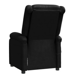 Fauteuil de massage Noir Similicuir