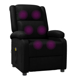 Fauteuil de massage Noir Similicuir