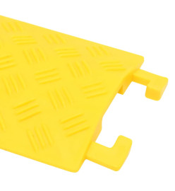 Rampes de protection de câble 4 pcs 98,5 cm Jaune