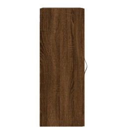 Armoire murale chêne marron 34,5x34x90 cm bois d'ingénierie