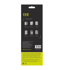 EKO Ensemble sacs poubelle A 3-6 L 24x30 pcs Blanc