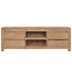 Meuble TV 115x30x40 cm Bois de teck massif