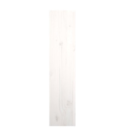 Cache-radiateur Blanc 79,5x19x84 cm Bois massif de pin