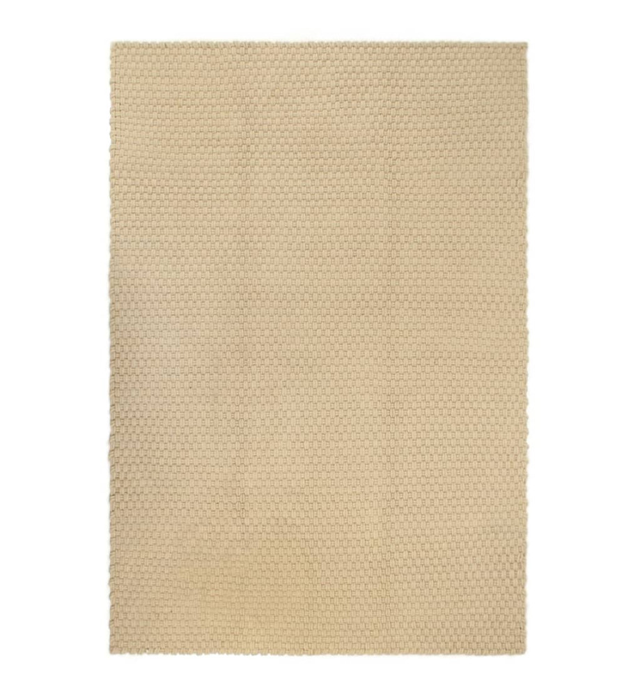 Tapis rectangulaire Naturel 180x250 cm Coton