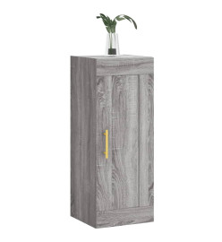 Armoire murale sonoma gris 34,5x34x90 cm bois d'ingénierie