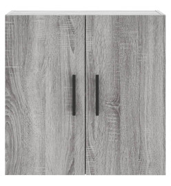 Armoire murale sonoma gris 60x31x60 cm bois d'ingénierie