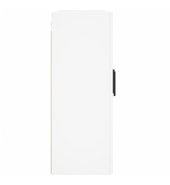 Armoire murale blanc 69,5x34x90 cm bois d'ingénierie