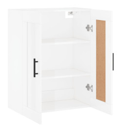 Armoire murale blanc brillant 69,5x34x90 cm bois d'ingénierie