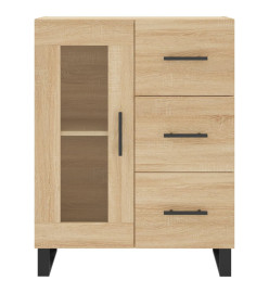 Buffet haut Chêne sonoma 69,5x34x180 cm Bois d'ingénierie