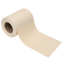 Écran d'intimité de jardin PVC 70x0,19 m Crème