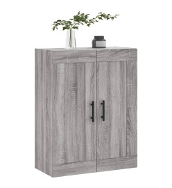 Armoire murale sonoma gris 69,5x34x90 cm bois d'ingénierie