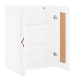 Armoire murale blanc 69,5x34x90 cm bois d'ingénierie