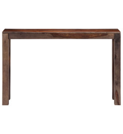 Table console Gris 120x30x76 cm Bois de Sesham massif