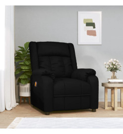 Fauteuil de massage Noir Similicuir