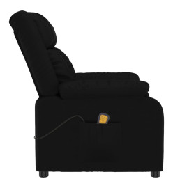 Fauteuil de massage Noir Similicuir