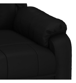 Fauteuil de massage Noir Similicuir