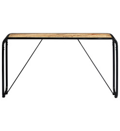 Table console 140 x 35 x 76 cm Bois de manguier massif brut