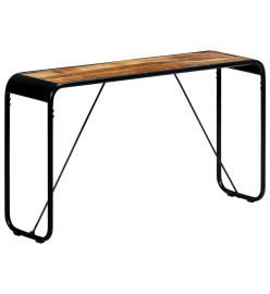 Table console 140 x 35 x 76 cm Bois de manguier massif brut