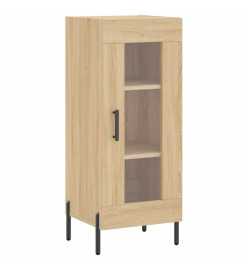 Buffet haut Chêne sonoma 34,5x34x180 cm Bois d'ingénierie