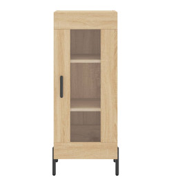 Buffet haut Chêne sonoma 34,5x34x180 cm Bois d'ingénierie