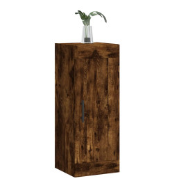 Armoire murale chêne fumé 34,5x34x90 cm bois d'ingénierie