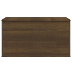 Coffre de rangement Chêne marron 84x42x46 cm Bois d'ingénierie