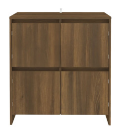 Buffet Chêne marron 70x41x75 cm Bois d'ingénierie