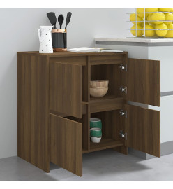 Buffet Chêne marron 70x41x75 cm Bois d'ingénierie