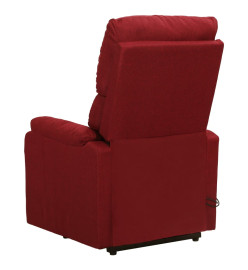 Fauteuil de massage Rouge bordeaux Tissu