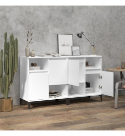 Buffets 2 pcs blanc 60x35x70 cm bois d'ingénierie