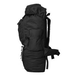 Sac à dos en style d'armée XXL 100 L Noir