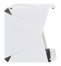 Boîte à lumière studio LED pliable 40x34x37 cm Plastique Blanc