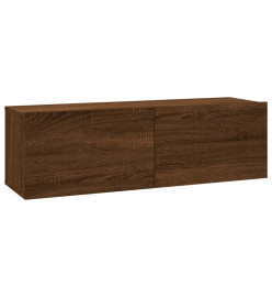 Armoire murale TV Chêne marron 100x30x30 cm Bois d'ingénierie