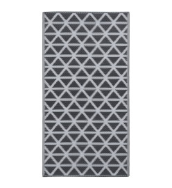 Tapis d'extérieur Noir 120x180 cm PP