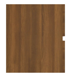 Armoire de lavabo Chêne marron 100x38,5x45 cm Bois d'ingénierie