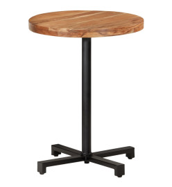 Table de bistro Ronde Ø60x75 cm Bois d'acacia massif