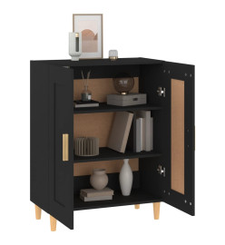 Buffet Noir 69,5x34x90 cm Bois d'ingénierie