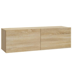 Ensemble de meubles TV 3 pcs Chêne sonoma Bois d'ingénierie