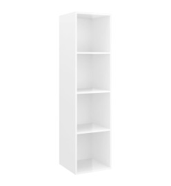 Ensemble de meubles TV 4 pcs Blanc brillant Bois d'ingénierie