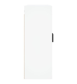 Armoire murale blanc 69,5x34x90 cm bois d'ingénierie