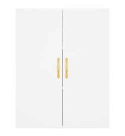 Armoires murales 2 pcs blanc 69,5x34x90 cm