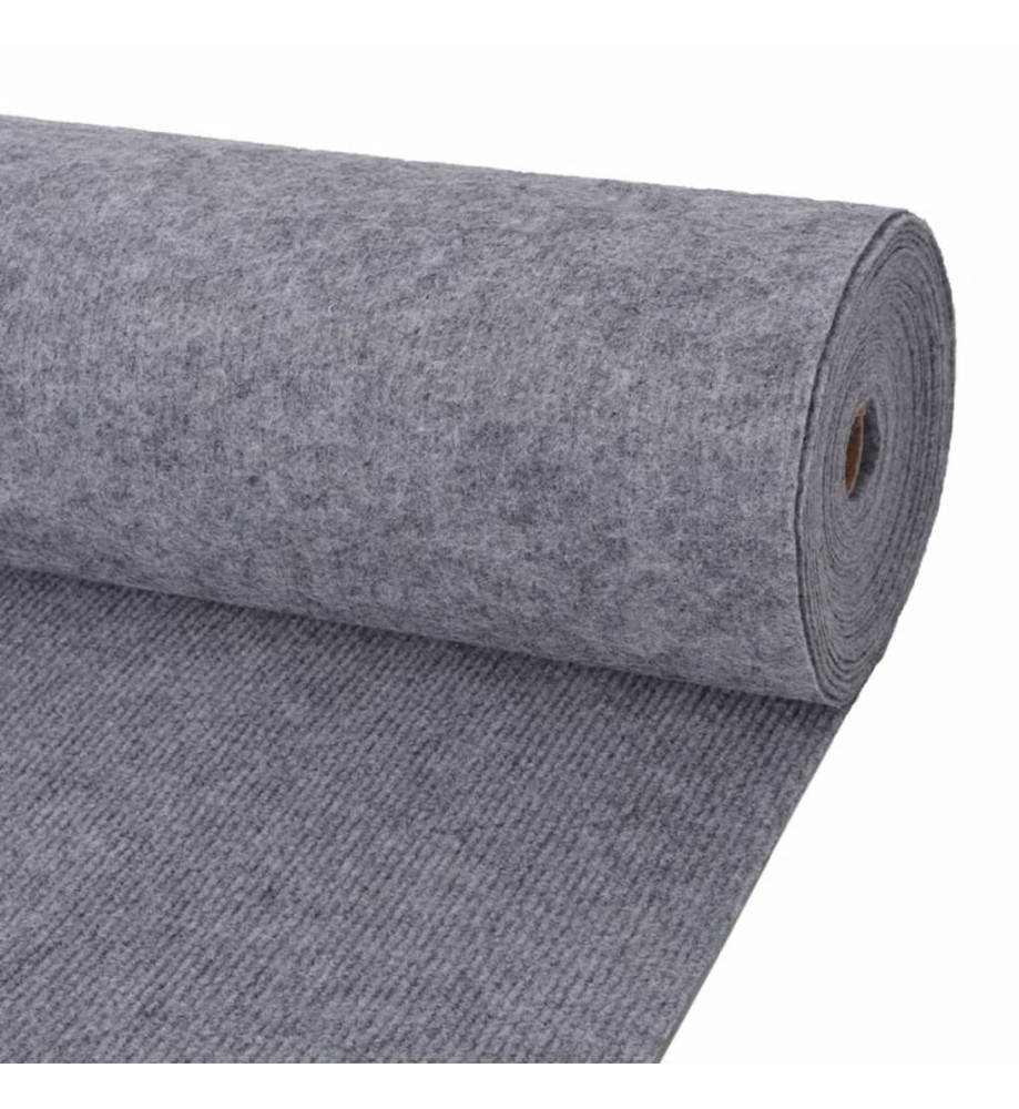 Tapis strié pour exposition 1,2x20 m Gris