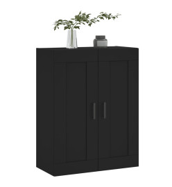 Armoire murale noir 69,5x34x90 cm bois d'ingénierie